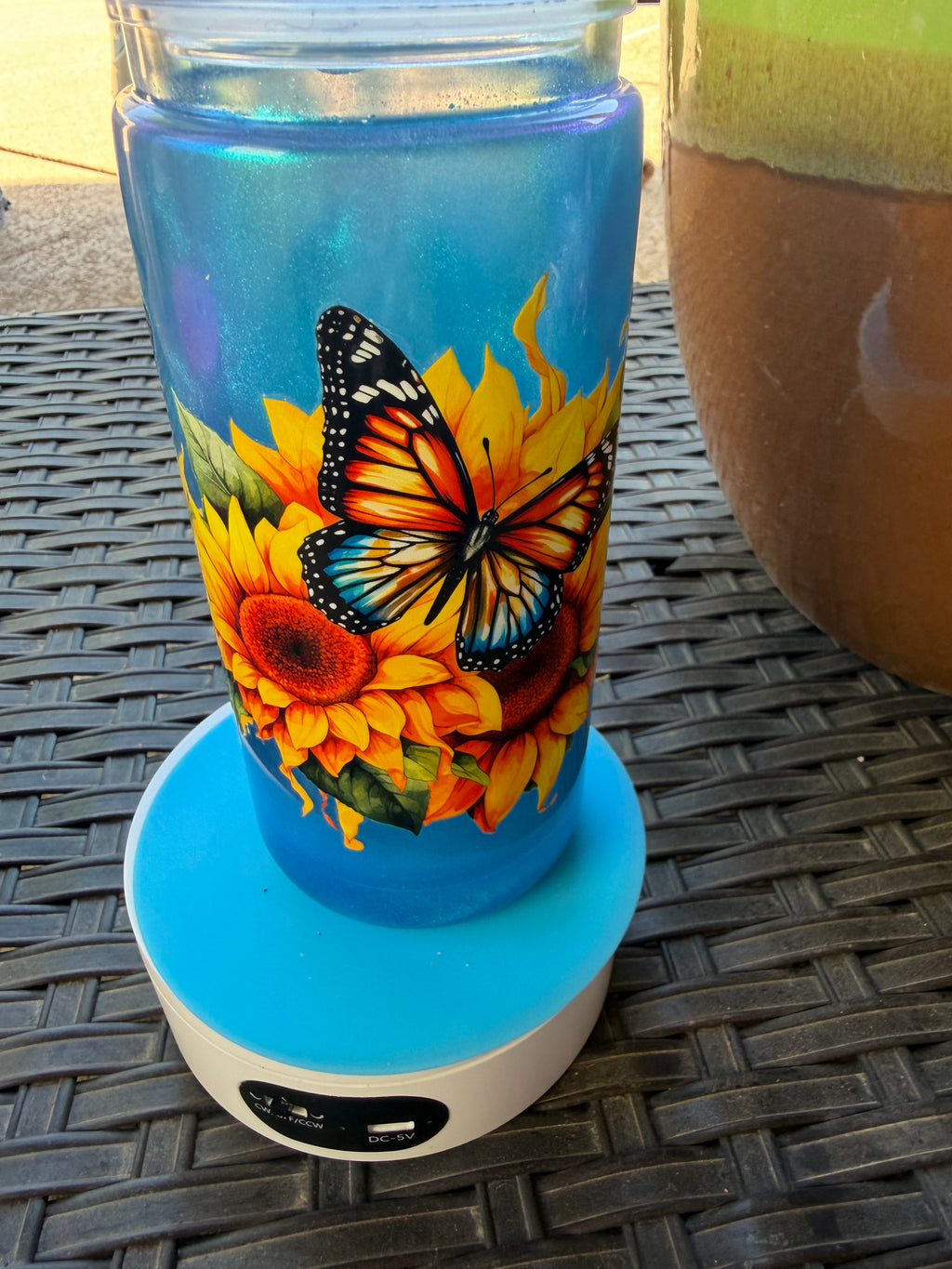 20 oz Floral and Butterfly Tumbler