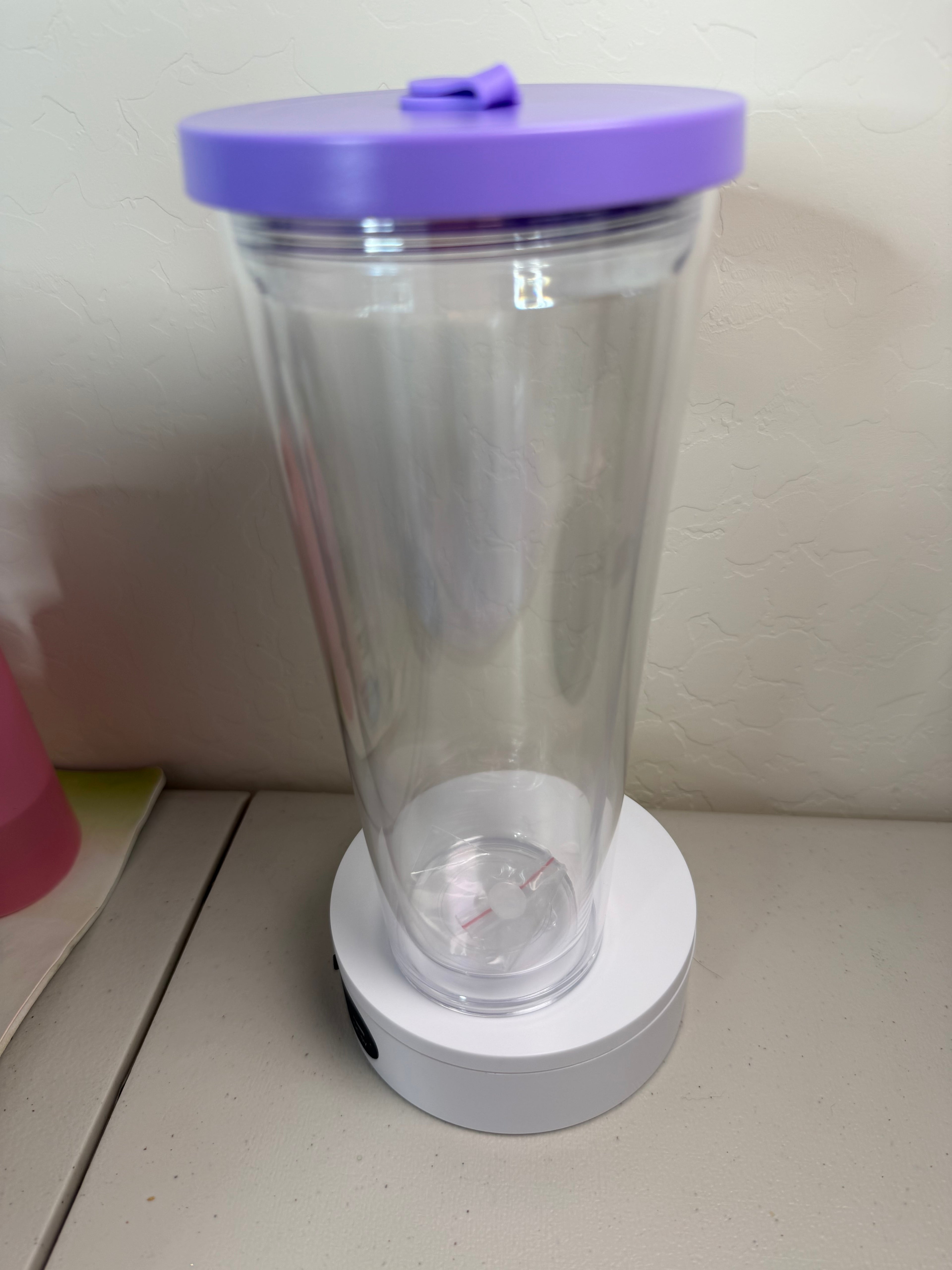24 oz colored plastic boba lid
