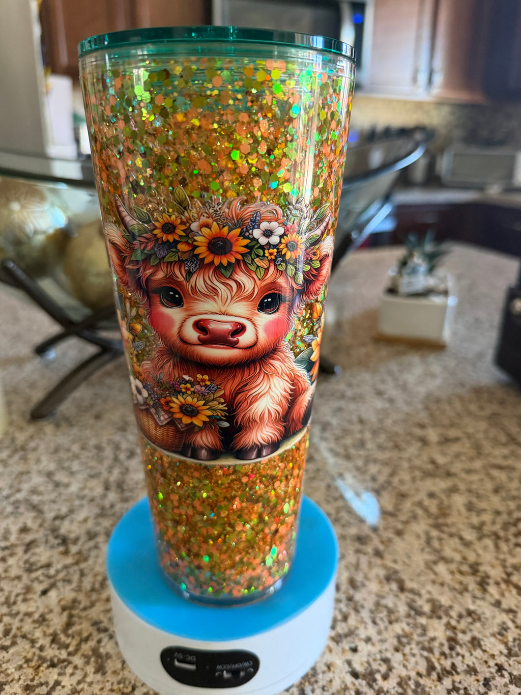 24 oz suspended Glitter