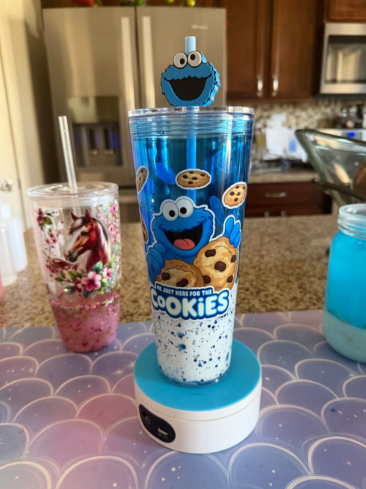24 oz Cookie Monster