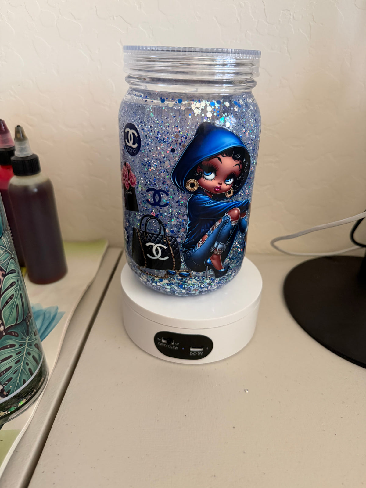22oz Mason Jar Betty Boop