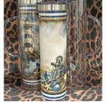 20 oz sublimated stainless steel with handle