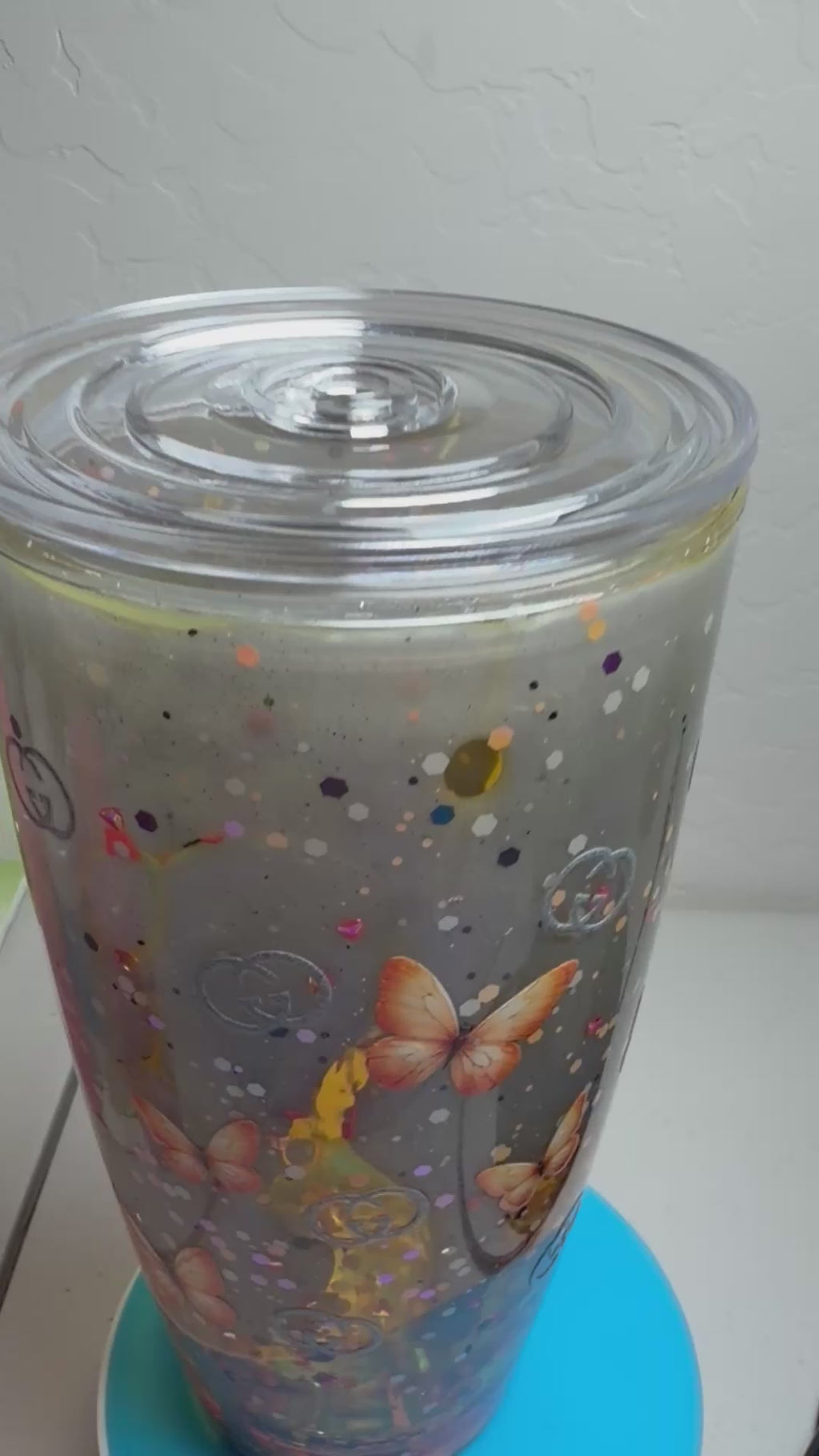 20 oz Gucci butterfly Tumbler
