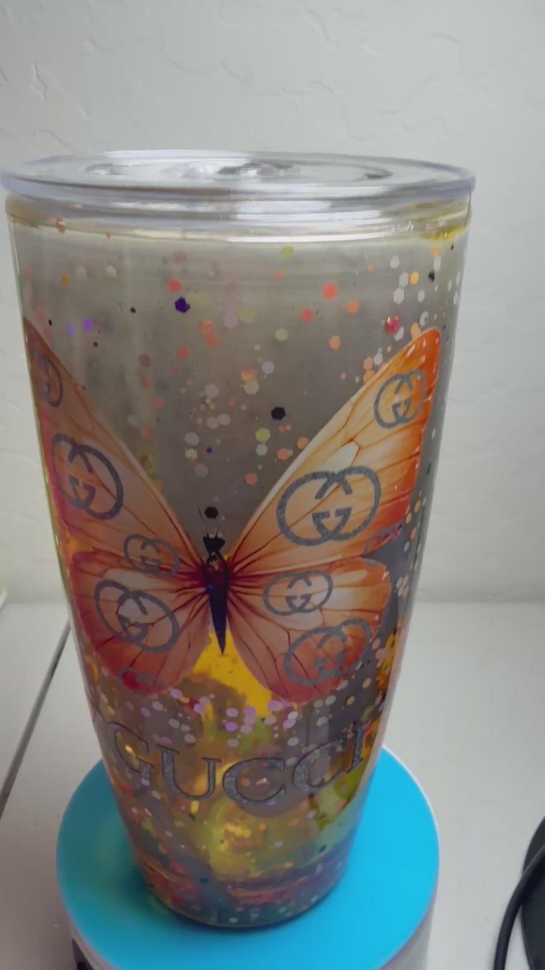 20 oz Gucci butterfly Tumbler