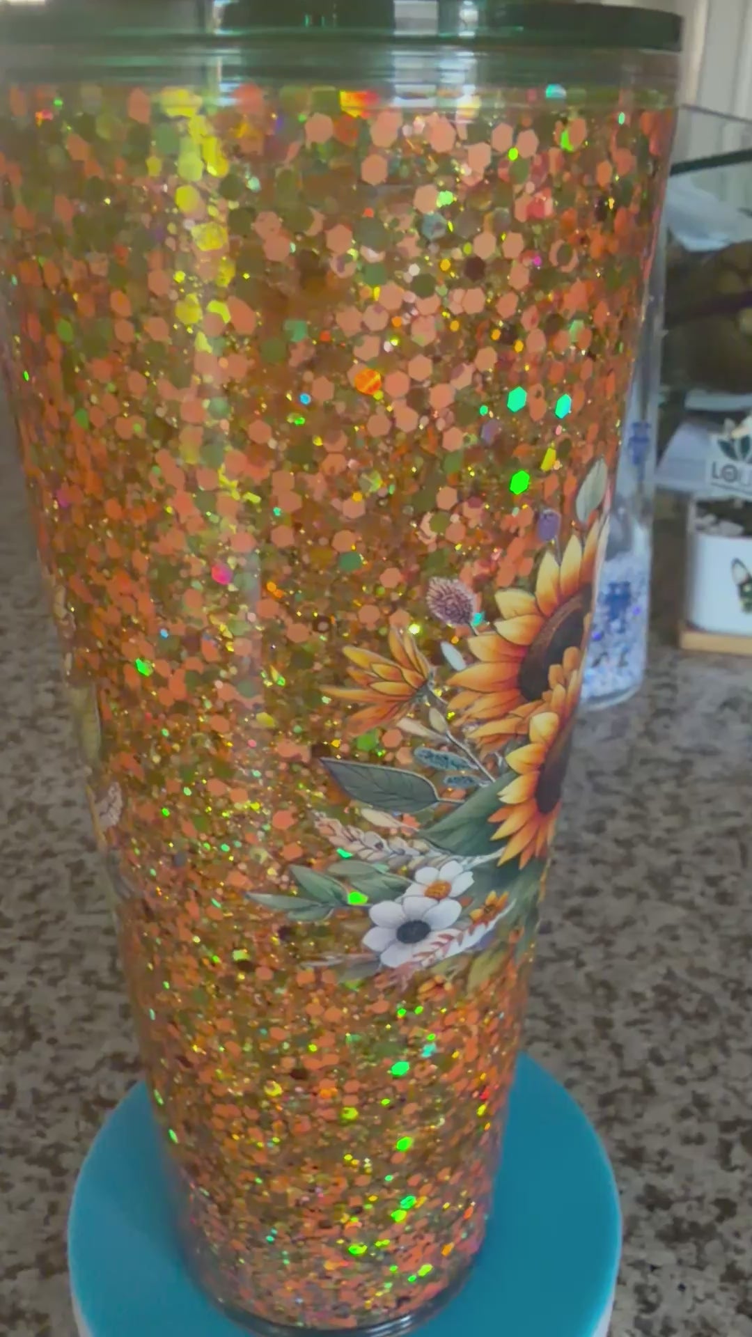 24 oz suspended Glitter